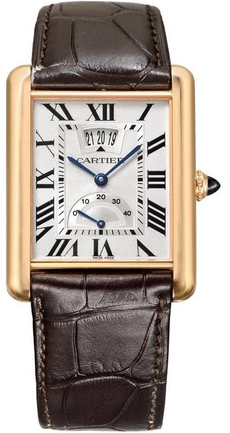 mens cartier tank watch|authentic cartier tank watch.